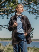 Waxed Cotton Zip-Through Jacket