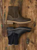 Waterproof Shearling Lined Ankle Boots
