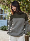 Felted Turtle Neck Sweater
