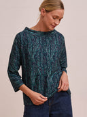 Cotton Blend Collared T-Shirt
