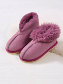 Kids' Shearling Slippers - Booties