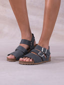 Triple Strap Sandals