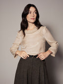 Drape Turtle Neck Top