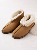 Men's Shearling Bootie Slippers