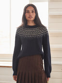 British Wool Graduated Fair Isle Sweater