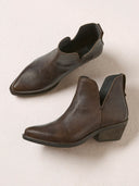 Split Detail Ankle Boot