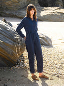 Twill Long Sleeve Romper