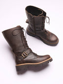 Strap Detail Mid-Calf Boots