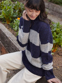 Donegal Colorblock Funnel Neck