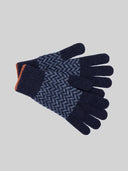 Men's Lambswool Chevron Gloves