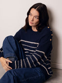 Linen Blend Breton Sweater