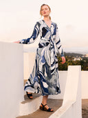 Tie Front Midi Dress