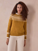 Highlands Two-Toned Crew Neck Sweater