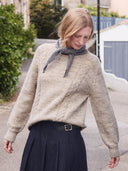 British Cable Detail Gansey Sweater