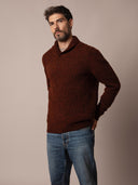 Men's Donegal Turtle Neck Sweater