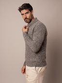 Men's Donegal Turtle Neck Sweater