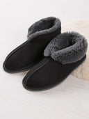 Men's Shearling Bootie Slippers