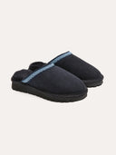 Braid Trim Shearling Clogs