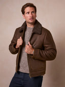Men's Shearling Aviator Jacket
