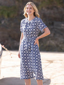 Linen Button-Through Dress